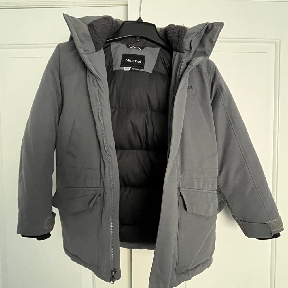 Relishing - Marmot kids waterproof 700-fill down parka - size M